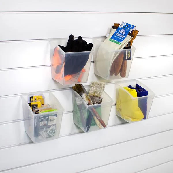 Orgaspaces garage slatwall, wall storage, Basket Kit