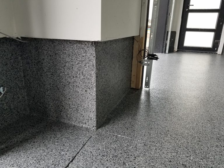 Detail garage floor carbonite