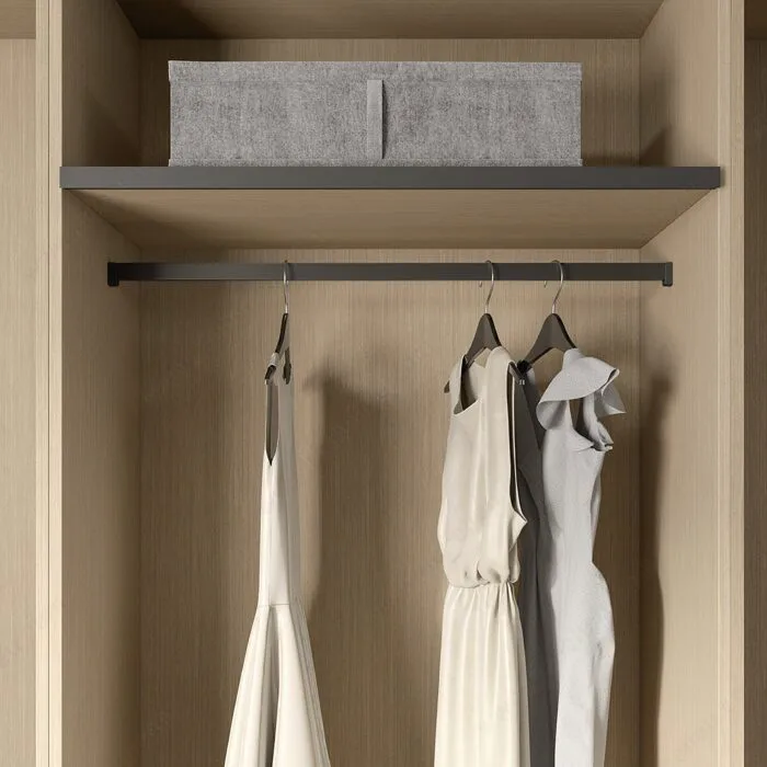 Walk-In Closet 4 Elite Closet - Rectangular Rod Support organization