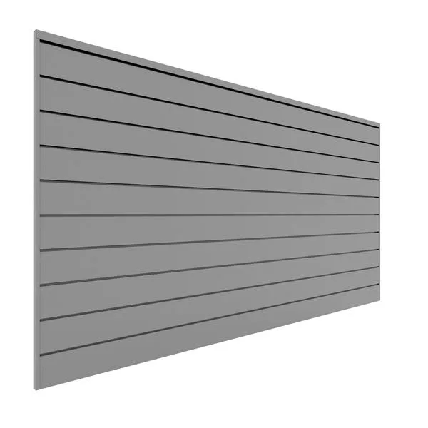 grey slatwall