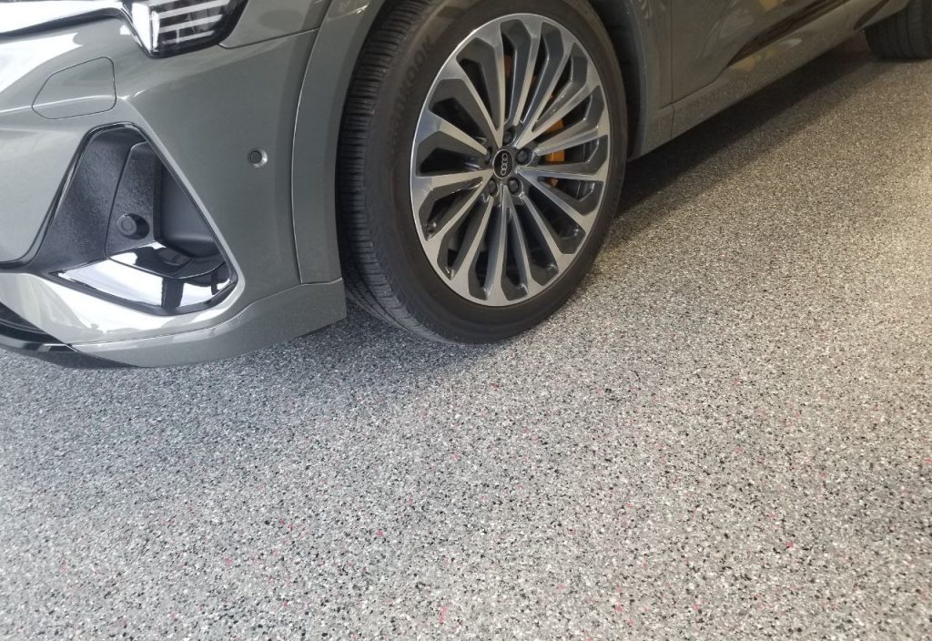 Garage floor coating Orgaspaces polyurea polyaspartic epoxy