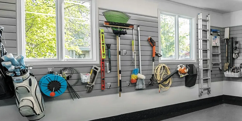 Orgaspaces garage slatwall