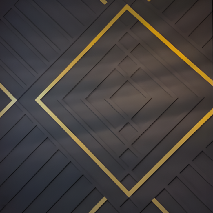 Geometric Accent Wall