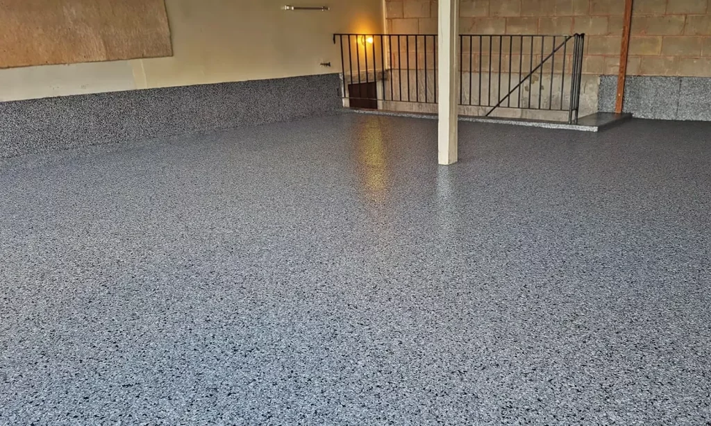 After photo grarage flooring epoxy