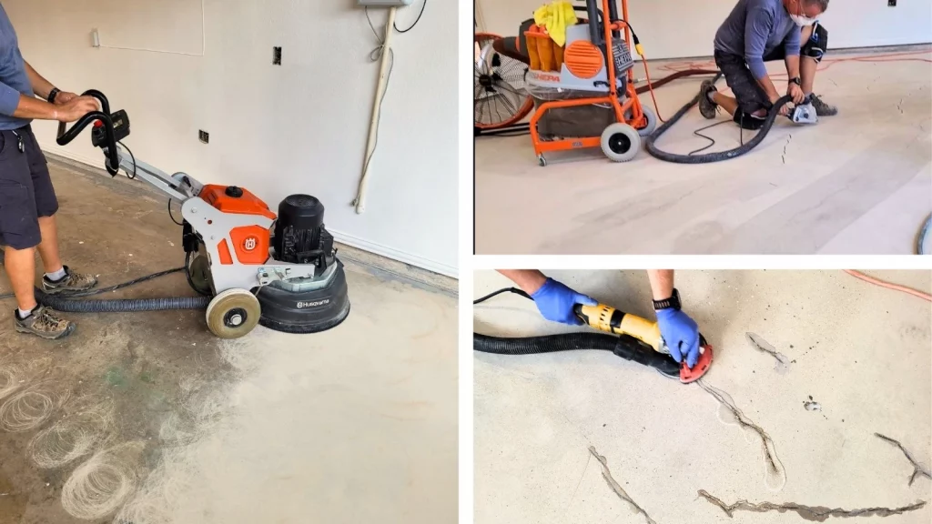 Amazing 3-Car Garage Makeover In Dallas You’ll Love! 5 Concrete Preparation