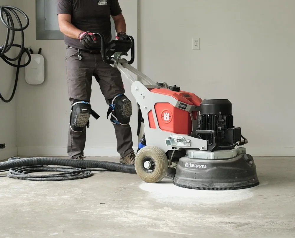 Grinding floor Orga Spaces diamond grinder
