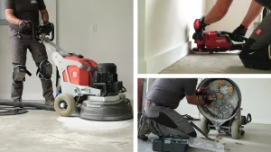 How to Choose Epoxy Garage Floor Installers - Checklist Included 1 Diamond Grinding Floor PreparationCompressed