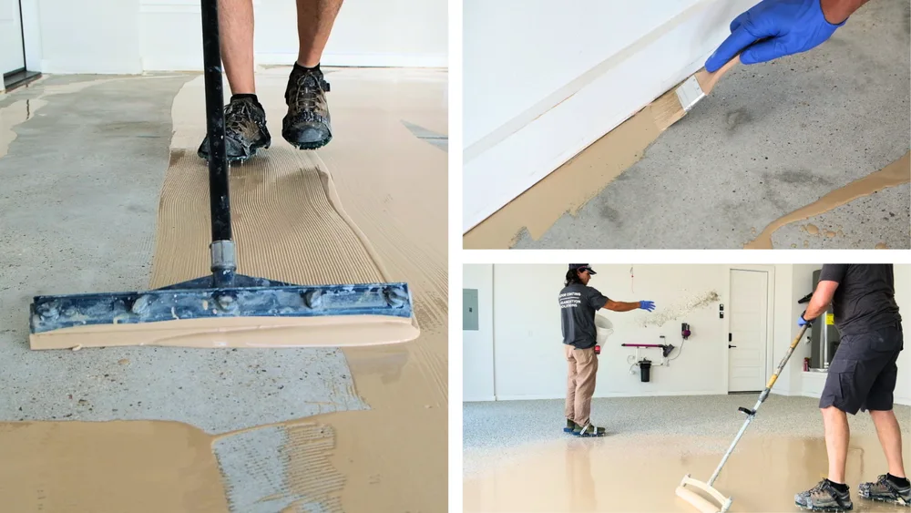 Floor coating Primer Base coat Orga Spaces