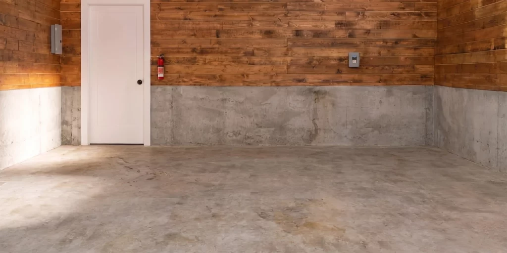 Garage floor Before