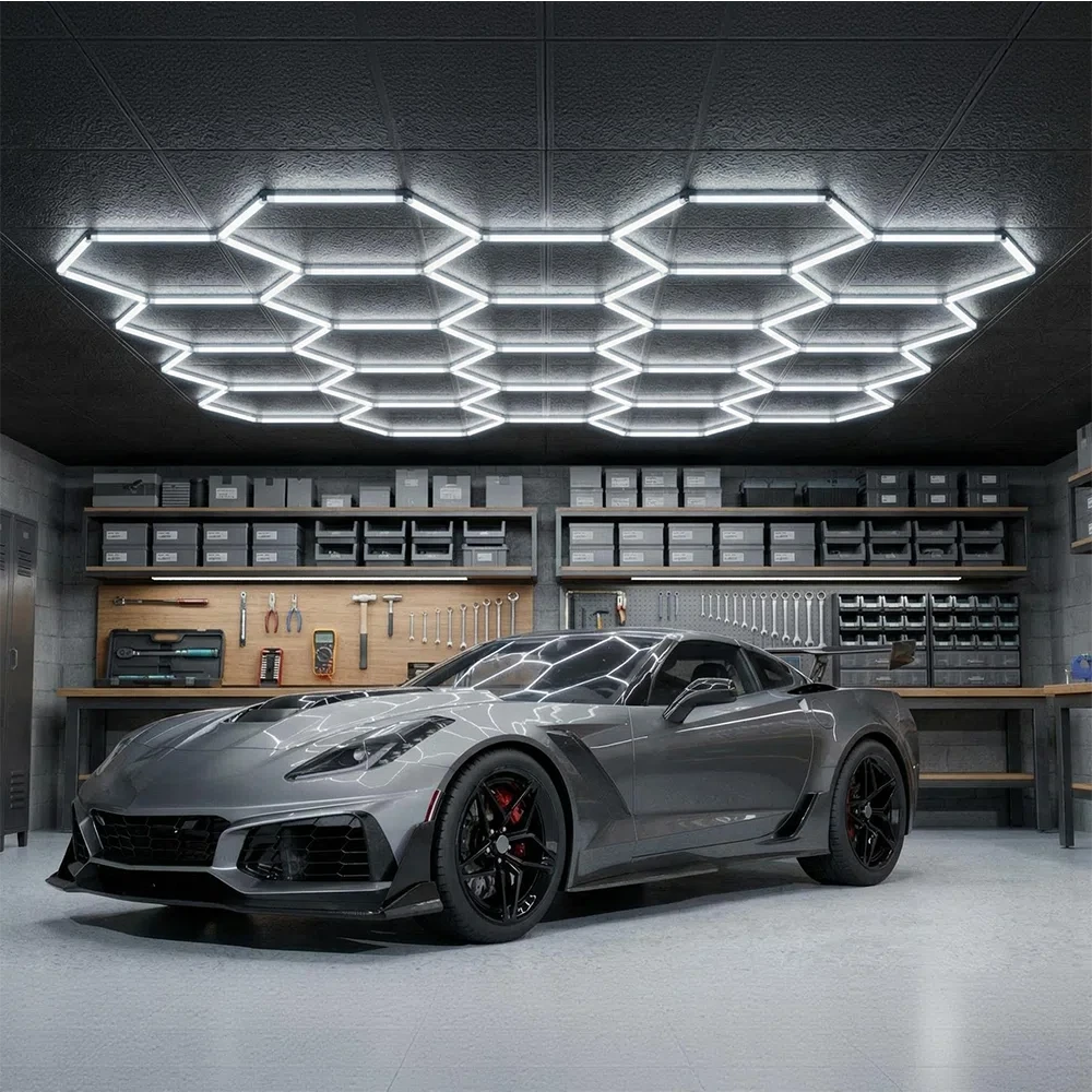 Hexagon LED Grid1
