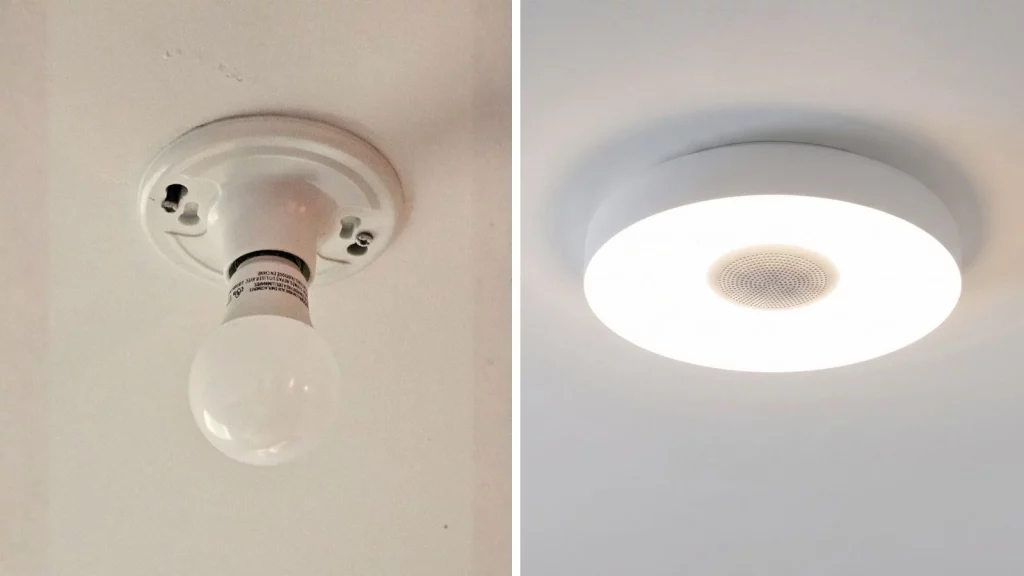 Amazing 3-Car Garage Makeover In Dallas You’ll Love! 7 Light - Speaker