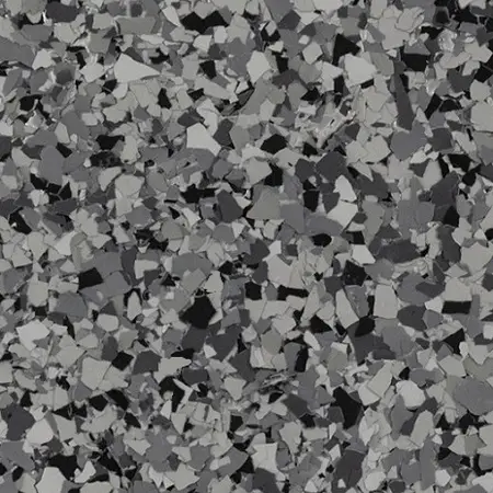 Nightfall Flakes Floor coating System by Orga Spaces