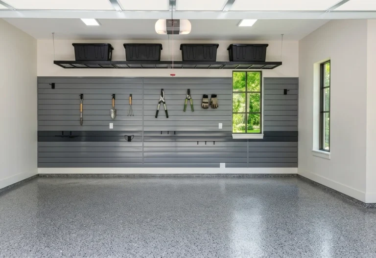 Slatwall and racks after