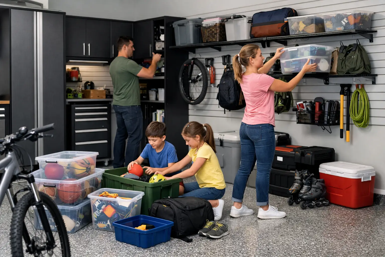 Garage Decluttering for Busy Families
