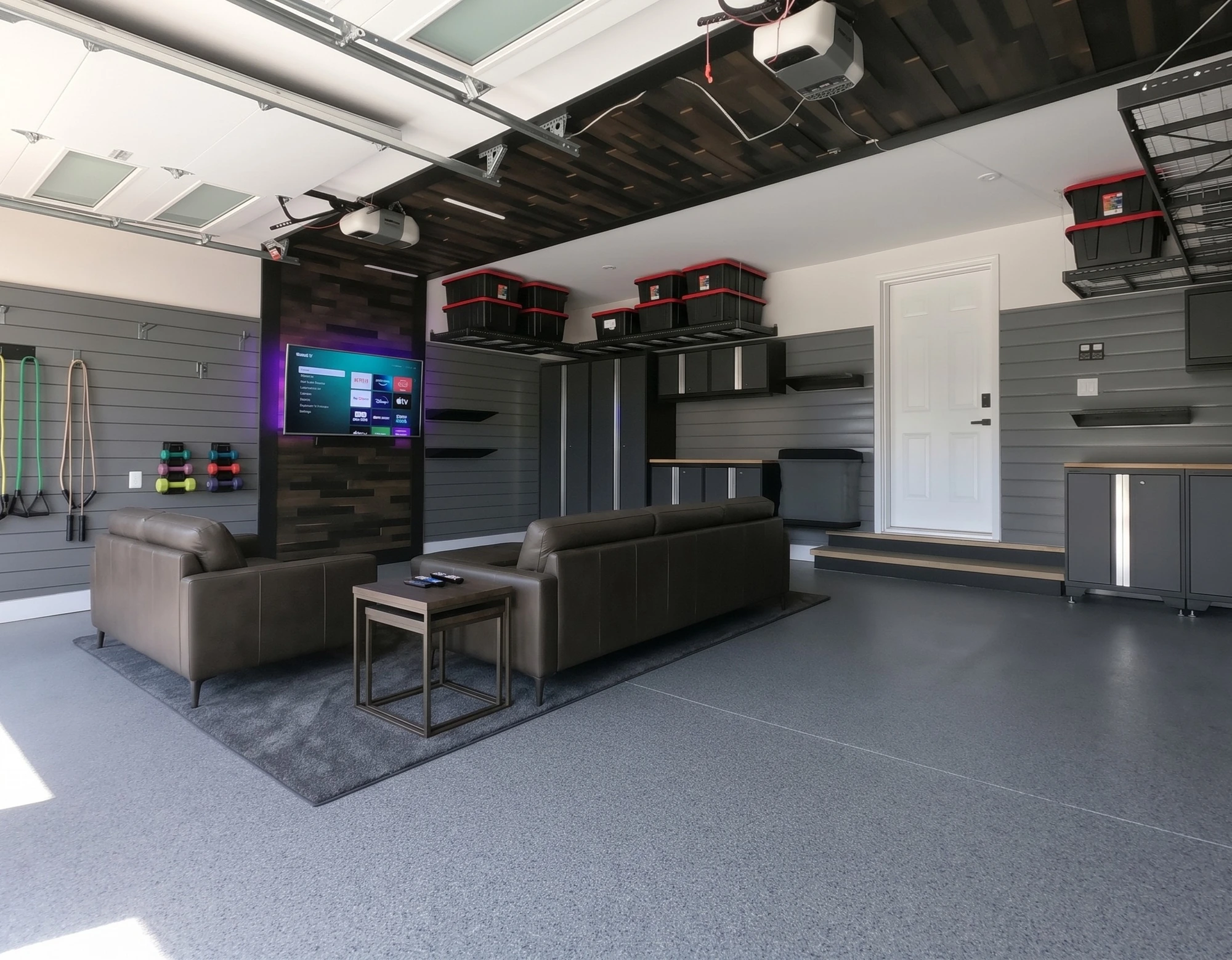 garage feel comfortable after