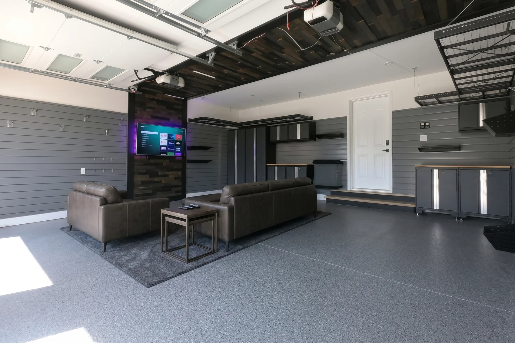 garage mancave living room