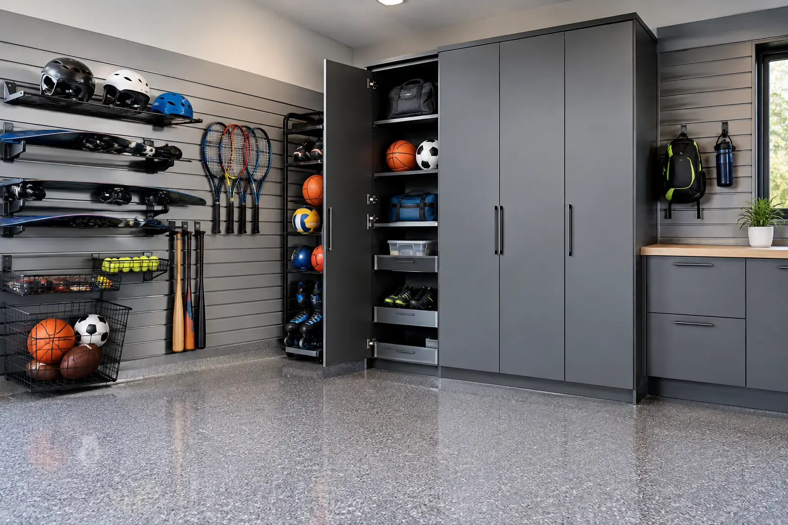 Garage Storage for Sports Equipment That Works