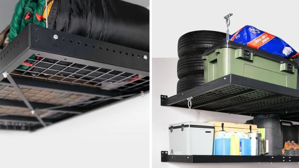 3 Effective Garage Overhead Storage Solutions That Work 2 garage wall and ceiling storageCompressed