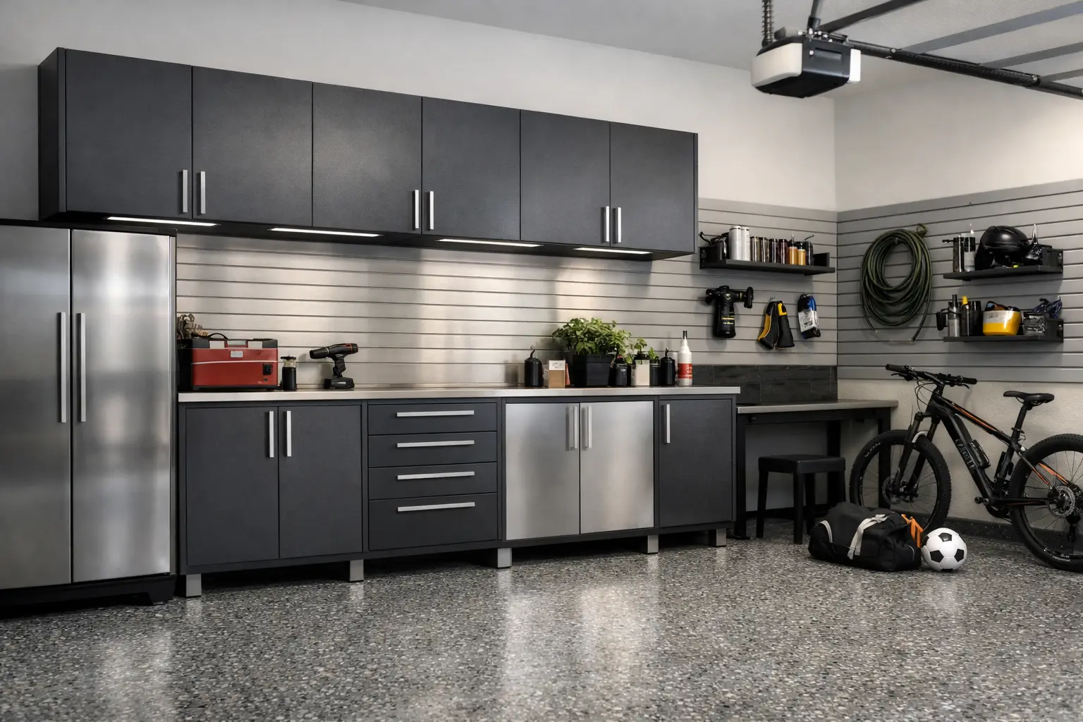 Garage Wall Mounted Cabinet Systems That Work