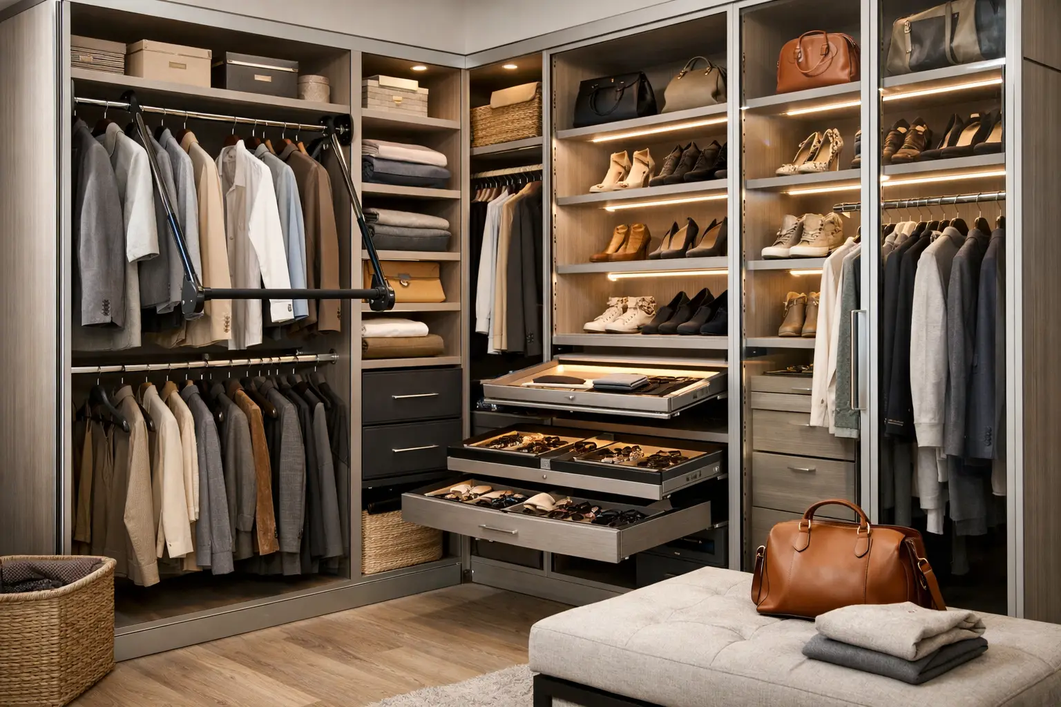 How to Organize Walk In Closets That Work Harder