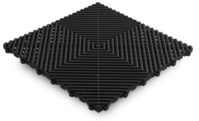 Interlocking Garage Floor Tiles 7 Interlocking Garage Floor Tile Jet Black
