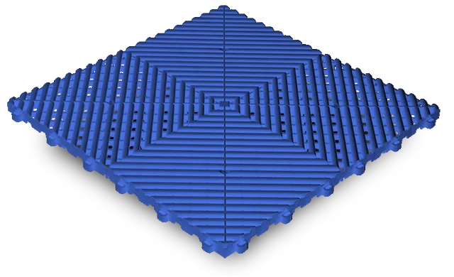 Interlocking Garage Floor Tiles 11 Interlocking Garage Floor Tile, Royal Blue
