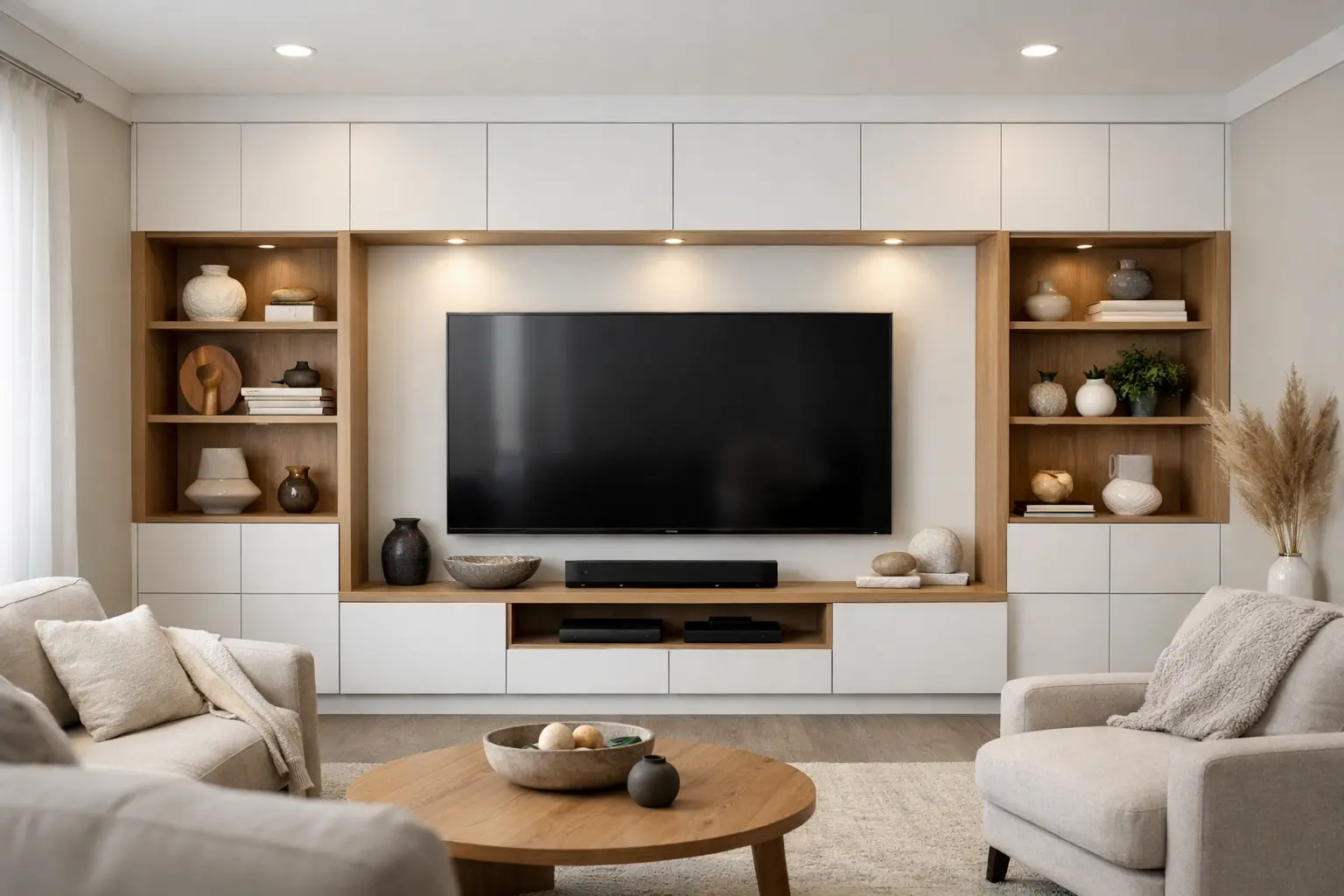 TV Wall Unit Design That Feels Built In